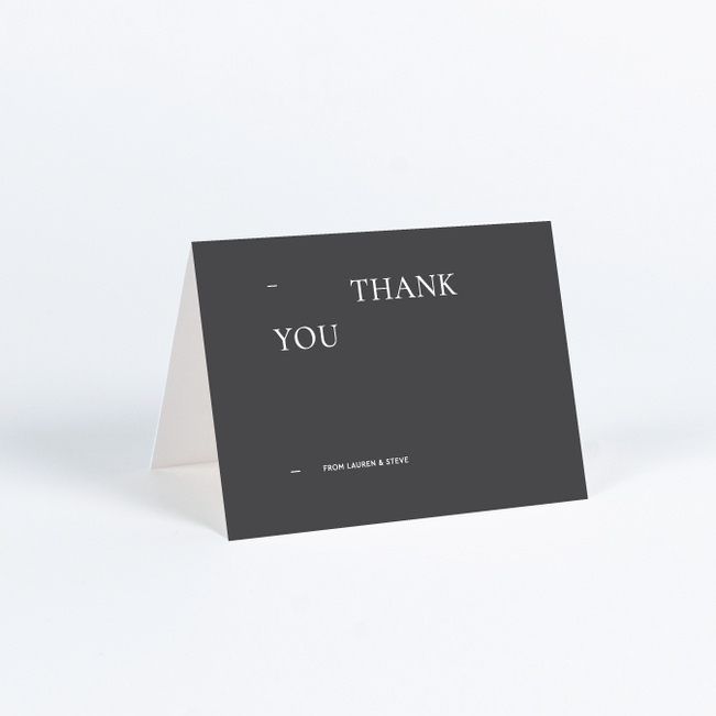 Marvelous Moment Wedding Thank You Cards - White