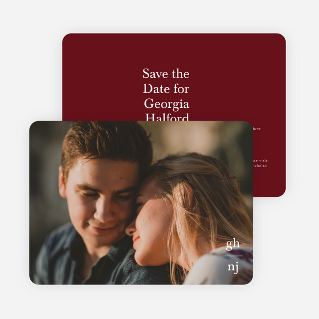 All is Clear Save the Date Cards - Yellow