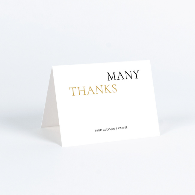 All that Matters Wedding Thank You Cards - Yellow