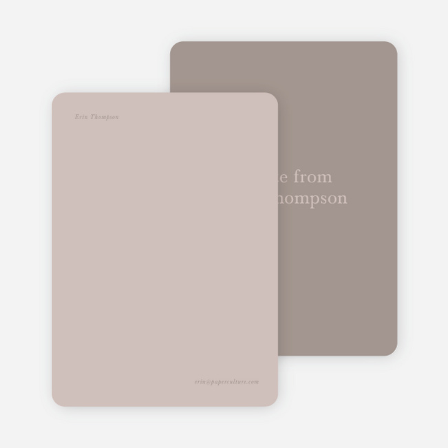 All Together Now Wedding Thank You Cards - Brown