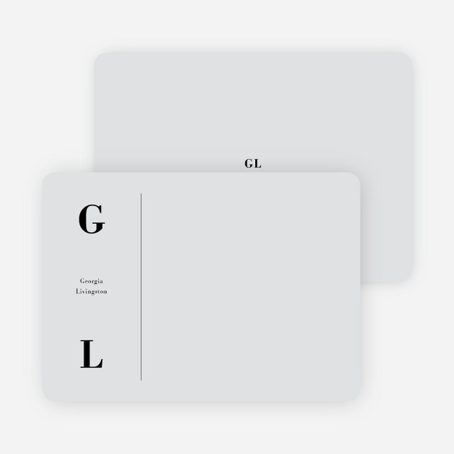 Truly Sublime Wedding Thank You Cards - Gray