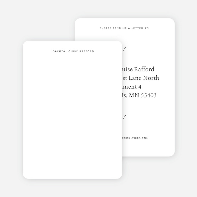 Beautiful Beginning Wedding Thank You Cards - White