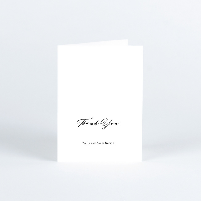 Sincerity Wedding Thank You Cards - White