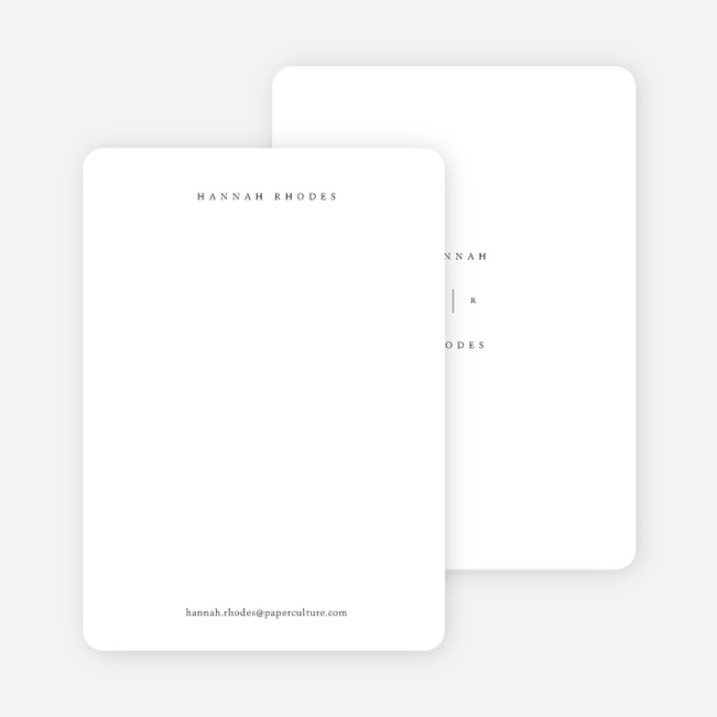 Tried and True Wedding Thank You Cards - White