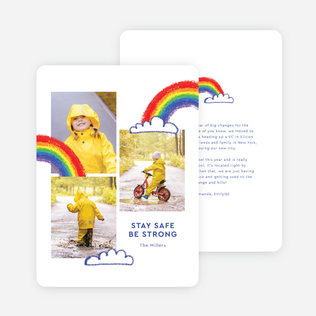 Crayon Rainbow Multi Photo Holiday Cards - Multi