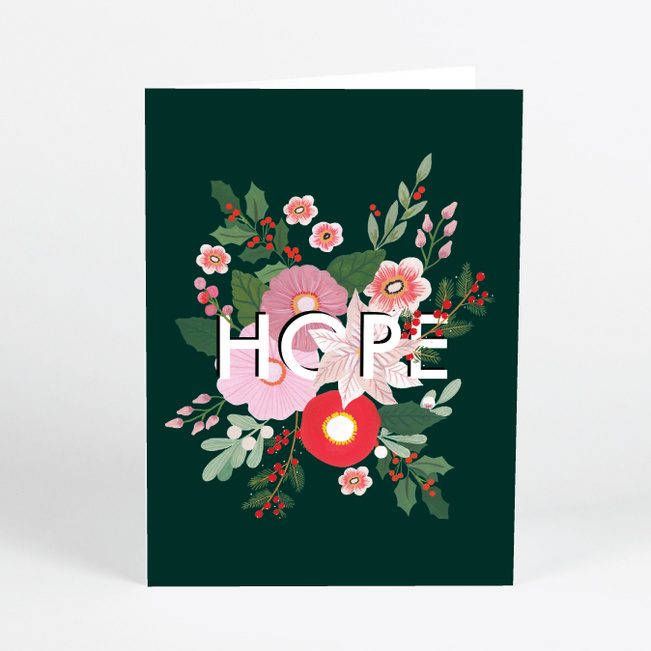 Bundle of Hope Business and Corporate Holiday Cards - Green