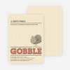 Gobble Gobble - Tangerine