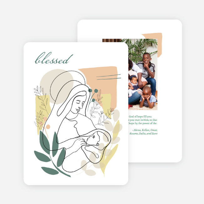 Blessed Moment Christmas Cards - Multi