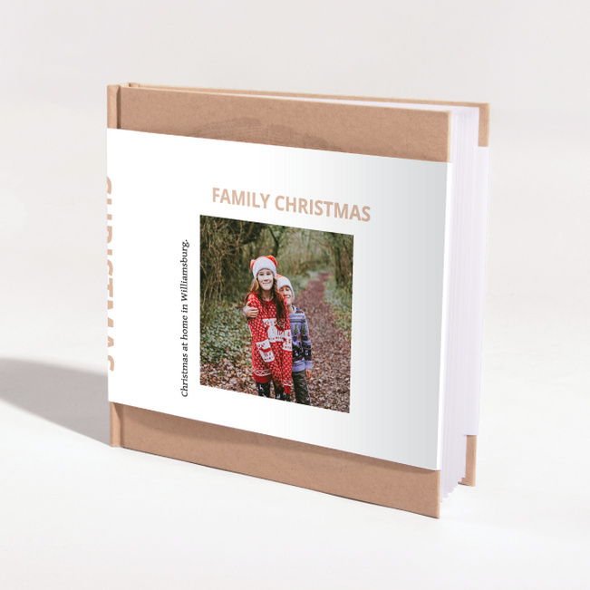 Hardcover Layflat Modern Holiday Photo Album