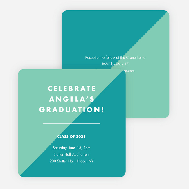 Classic but Fun Graduation Announcements Paper Culture