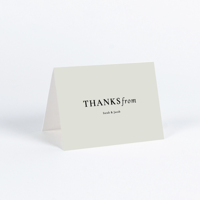 Winning Combination Wedding Thank You Cards - Beige