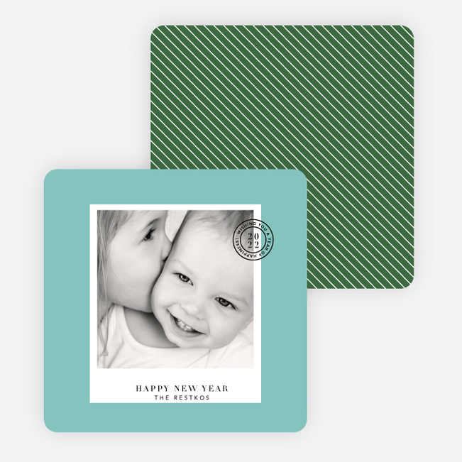 Cards to Put a Stamp on the New Year - Blue