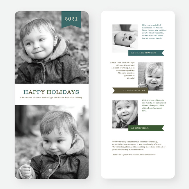 Fun Holiday Cards - Blue