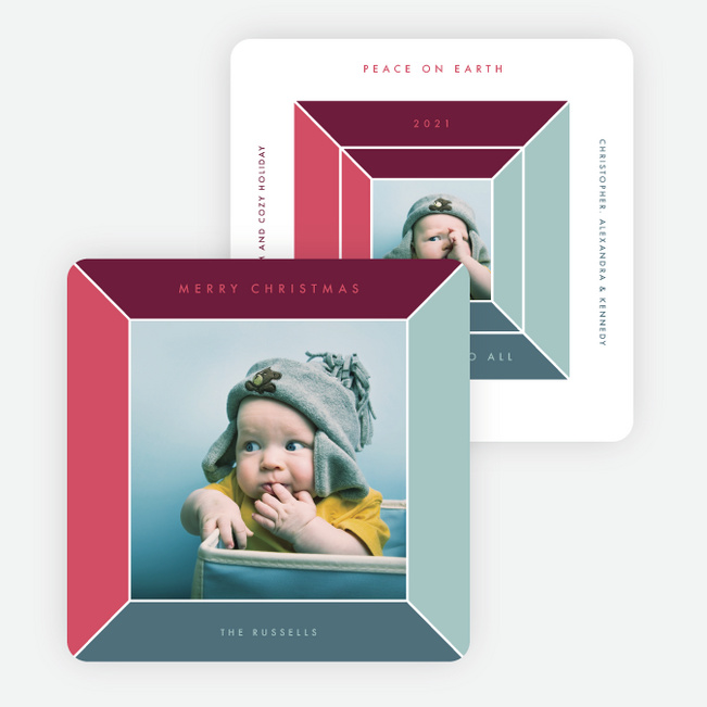 Gaining Perspective Christmas Cards - Red