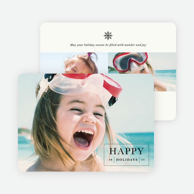 Happy Memories Holiday Cards - Beige