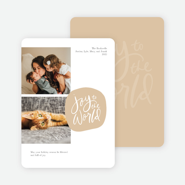 Joy For All Holiday Cards - Orange