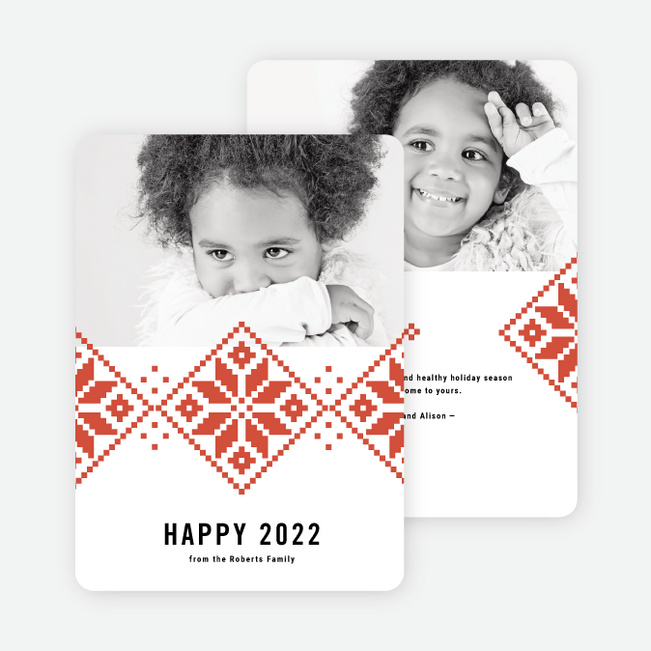 Keep Toasty New Year Cards - Red