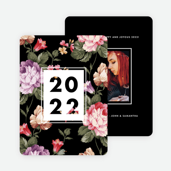 Flourishing Thoughts New Year Cards - Multi