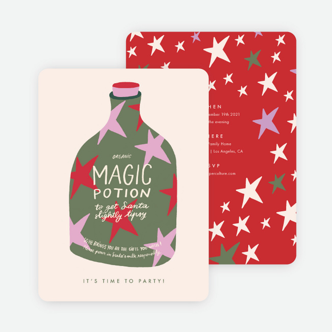 Magical Potion Holiday Invitations - Multi