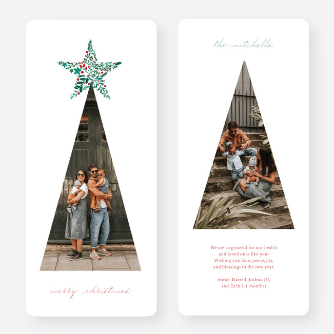 Natural Star Christmas Cards - Multi