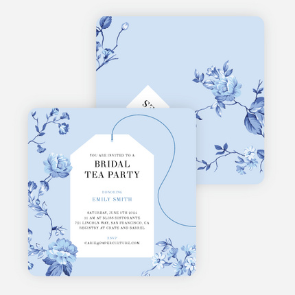 Floral Tea Party - Blue