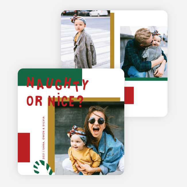 Big Question Christmas Cards - Multi