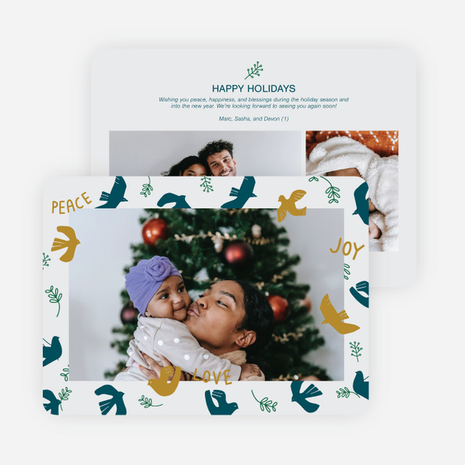 Flock of Doves Holiday Cards and Invitations - Multi