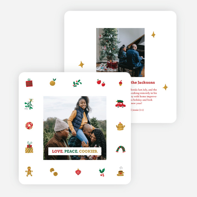 Itty Bitty Icons Christmas Cards - Multi