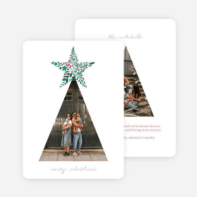 Natural Star Christmas Cards - Multi