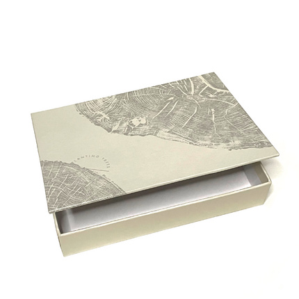 Small Magnetic Stationery Box - White
