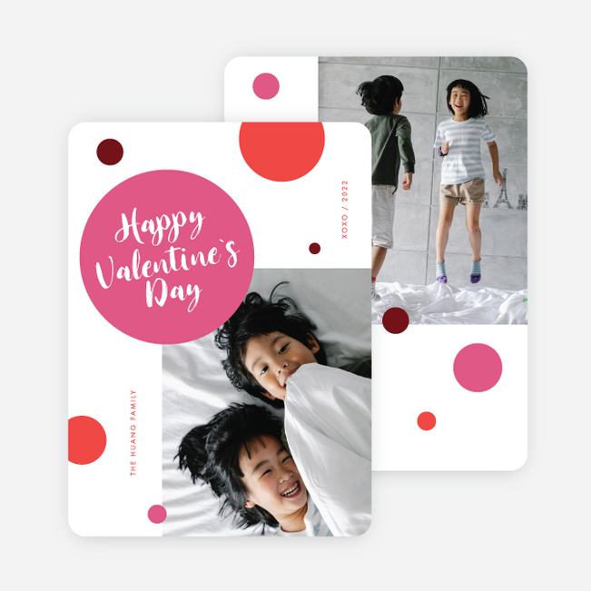 Circle of Love Valentine’s Day Cards - Pink
