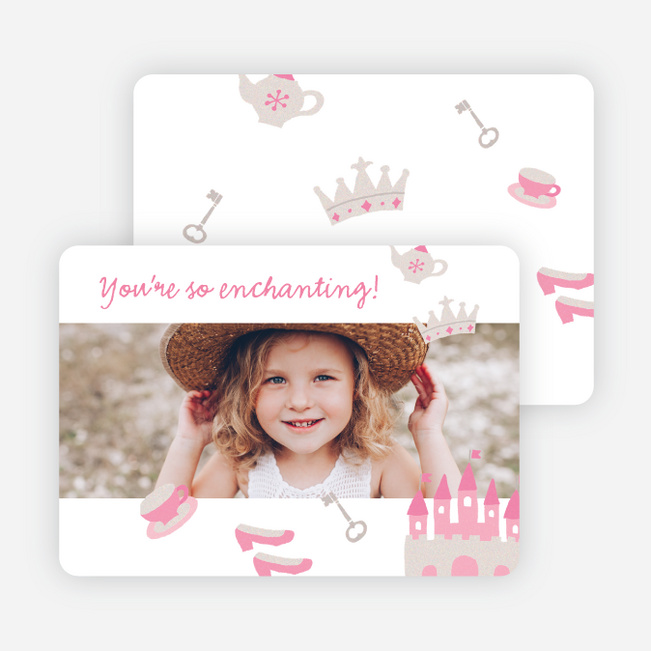 Enchanted Princess Valentine’s Day Cards - Pink
