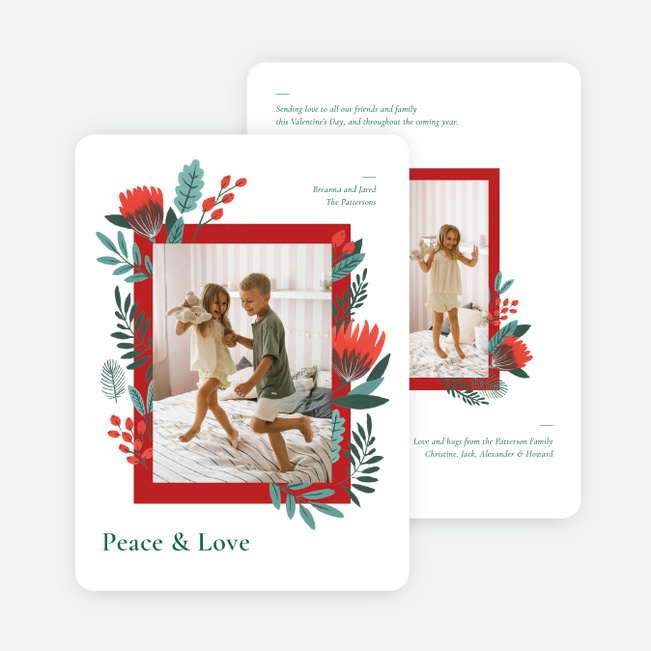 Love Foliage Valentine’s Day Cards - Multi