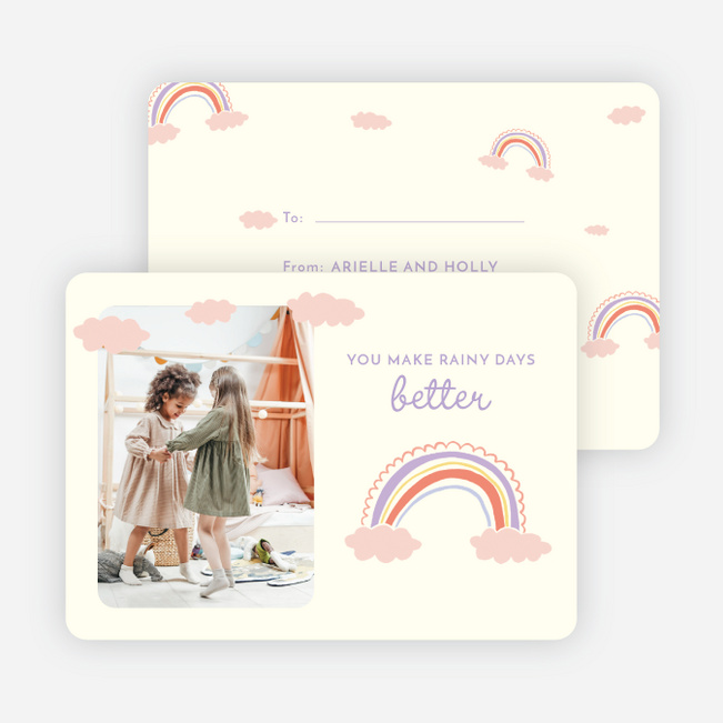 Making Rainbows Valentine’s Day Cards - Pink