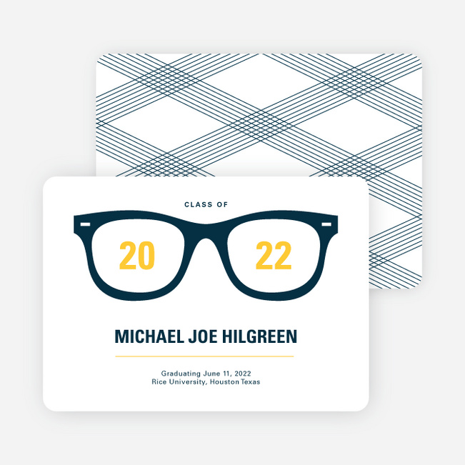 The Future is Bright Graduation Announcements - Yellow
