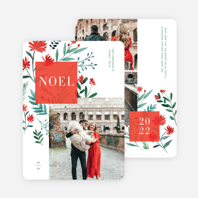 Festive Collage Christmas Cards - Multi