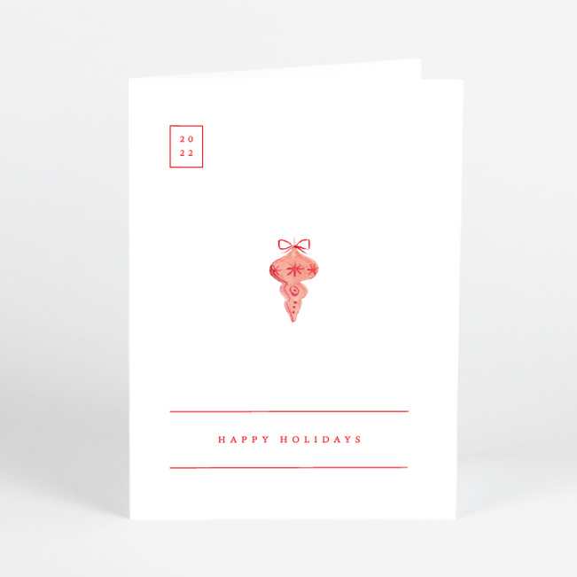 Merry Little Things Business and Corporate Holiday Cards - Red