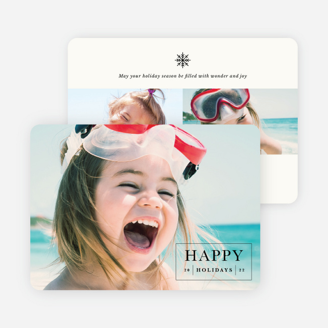 Happy Memories Holiday Cards - Beige