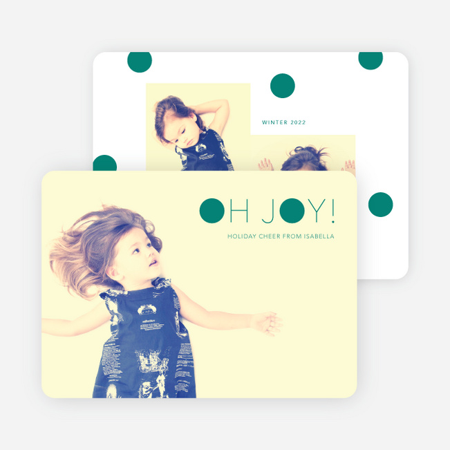 Oh Joy Dots Holiday Cards - Green