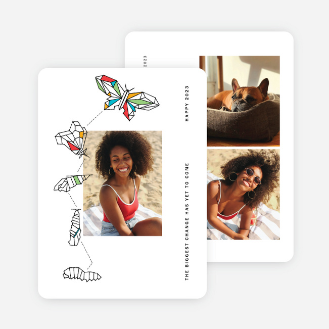 Transformation New Year Cards and Invitations - Multi