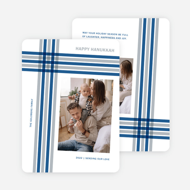 All Wrapped Up Hanukkah Cards - Blue