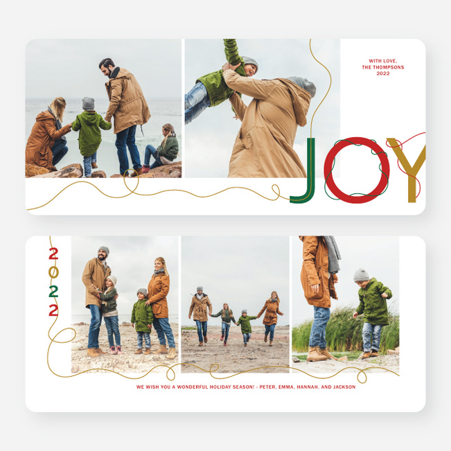 Wrapped in Joy Holiday Cards and Invitations - Multi