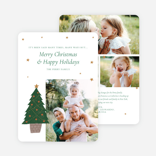 Many Times, Many Ways Christmas Cards - Green