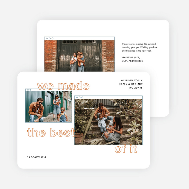 The Best of It Holiday Cards and Invitations - Orange