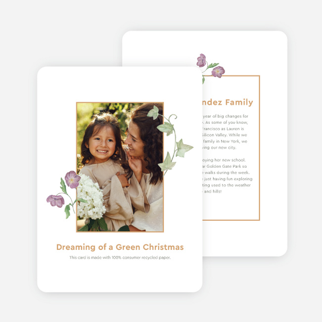 Green Dreams Christmas Cards - Multi