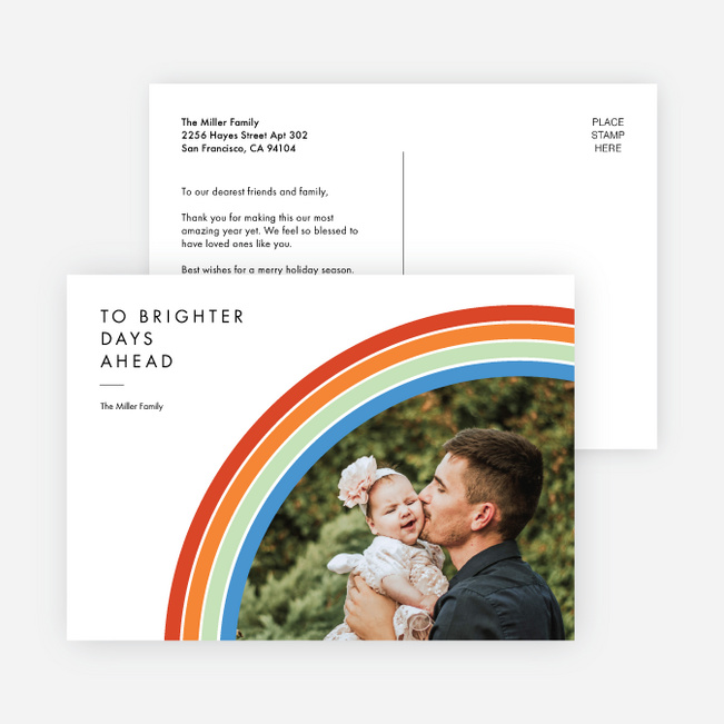 Brightest Rainbow New Year Cards and Invitations - Multi