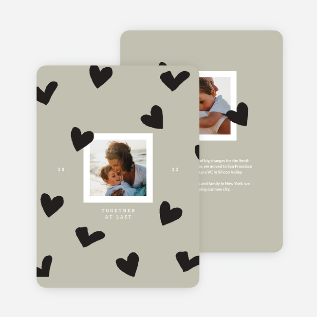 Heart Jubilee Holiday Cards and Invitations - Beige
