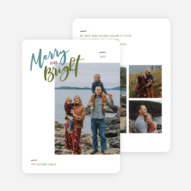 Warm Tidings Holiday Cards and Invitations - Multi