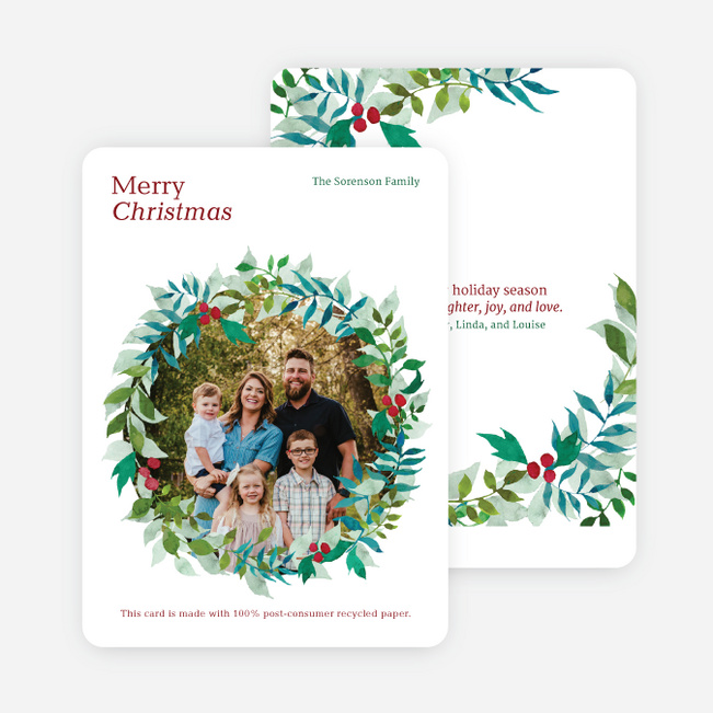 Nature’s Cycle Christmas Cards - White