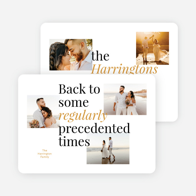 Precedented Times Holiday Cards and Invitations | Paper Culture
